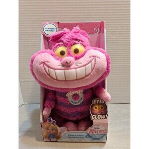 Just Play Chat & Glow Cheshire Cat Alice's Wonderland Bakery plush Works